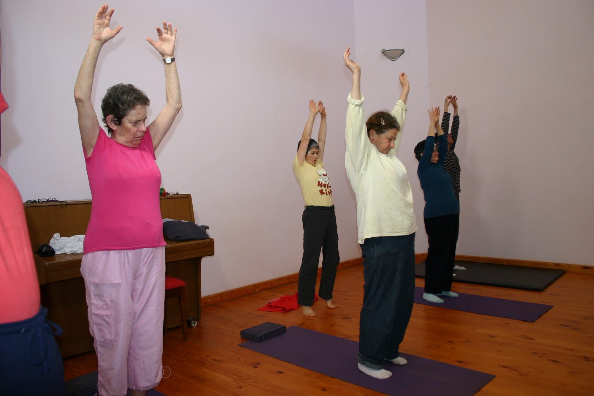 Residents Enjoy Yoga at Camphill